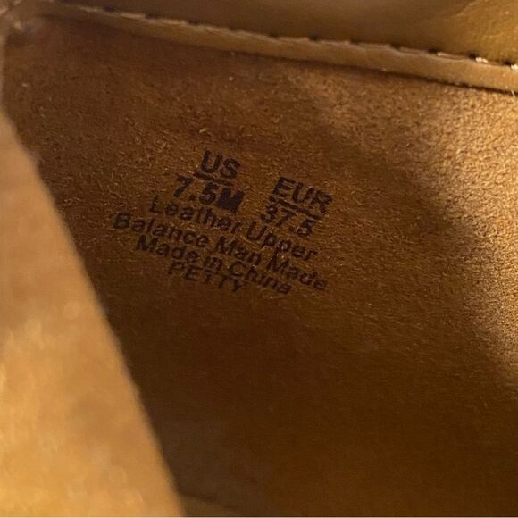 Sam Edelman Black Leather Suede Booties Womens Size 7.5 Side Zip Pointed Toe - Picture 8 of 8